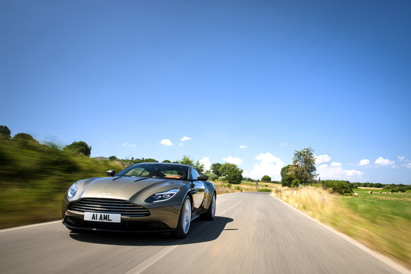 Aston Martin DB11 Launch.  Siena, Italy.   July 2016. Photo: Drew Gibson